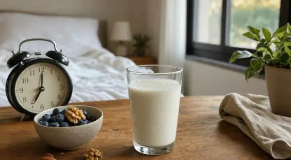 Sveglia, mirtilli, noci e un bicchiere di kefir: il momento perfetto per iniziare la giornata.