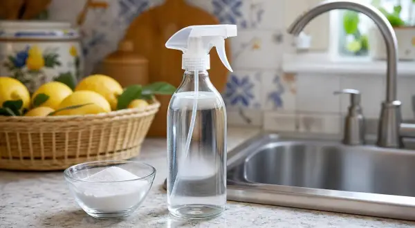 Limoni, bicarbonato e spray: ingredienti per pulizie naturali. Attenzione alla **pericolosità acido citrico** se non usato con cautela.