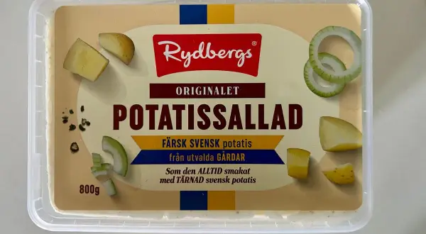 Rydbergs Originalet Potatissallad, 800g. En klassiker som lovar den godaste potatissalladen med färsk svensk potatis.