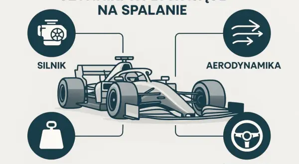 Czynniki wpływające na to, ile pali bolid F1: silnik, aerodynamika, waga i styl jazdy.