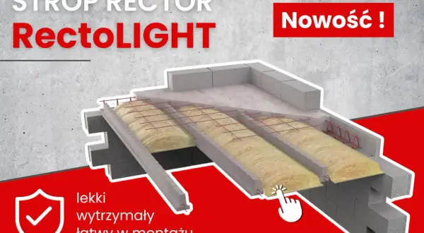 Strop Rector RectoLIGHT: lekki, wytrzymały, łatwy w montażu. Nowość!