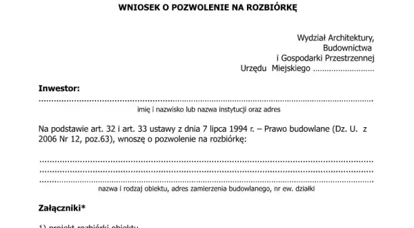 Rozbiórka budynku gospodarczego: zgłoszenie czy pozwolenie? Poradnik