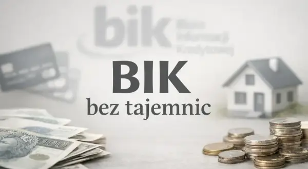BIK monitor: pieniądze, karty, dom i tekst "BIK bez tajemnic".