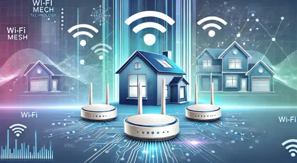 Nowoczesne routery tworzą sieć Wi-Fi mesh, zapewniając zasięg w całym domu.