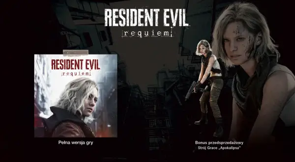Resident Evil Requiem: poznaj wymagania gry i bonusy z przedsprzedaży. Na grafice postać Grace.