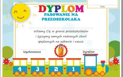 Jak wypisać dyplom dla przedszkolaka, aby był wyjątkowy i wzruszający