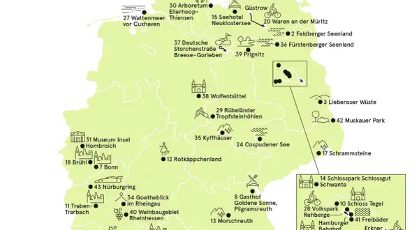 Deutschlands Seen: Karte, Tipps & die schönsten Urlaubsziele