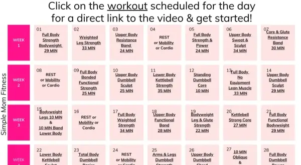 Plan treningowy na 4 tygodnie: od Full Body po Lower Body, z opcją odpoczynku. Jak ułożyć plan treningowy? Kliknij i zacznij!