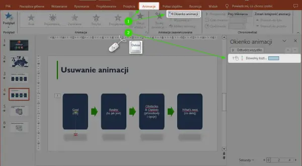 Jak usunąć animacje w PowerPoint i uprościć swoją prezentację
