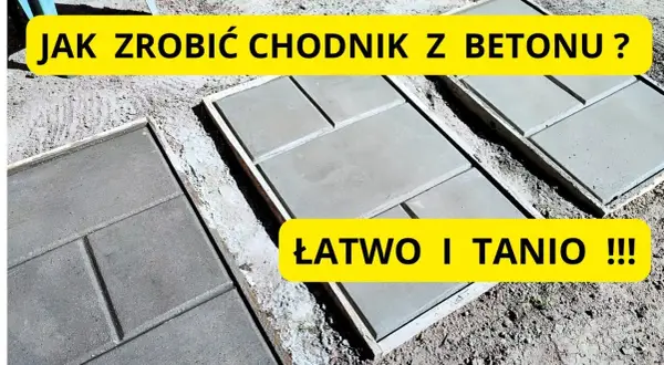 Jak zrobić chodnik z betonu - uniknij typowych błędów i oszczędzaj czas