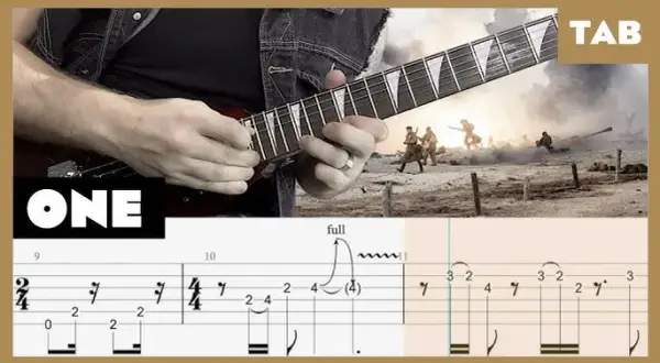 Chwyty na gitarę akustyczną do Metallica One - Zagraj łatwo i pięknie