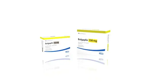 Dwa opakowania leku Bulgaplin z pregabaliną: 75 mg i 150 mg. Pregabalina co to? To substancja czynna leku.