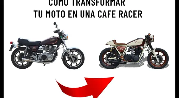 Transforma tu moto en una cafe racer. De una Yamaha clásica a una cafe racer personalizada, ¡el estilo es inconfundible!