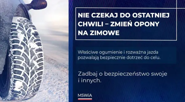 Kiedy zmienić opony na zimowe? Przepisy, 7°C i Twoje bezpieczeństwo