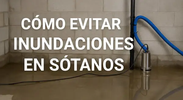 Sótano inundado: Guía completa para actuar, secar y prevenir
