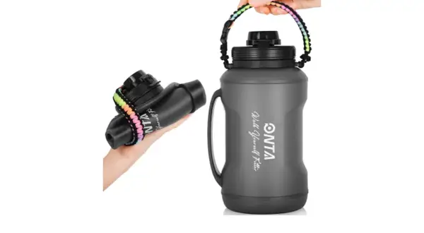 Botella plegable de silicona ONTA, ideal para llevar tus bebidas.