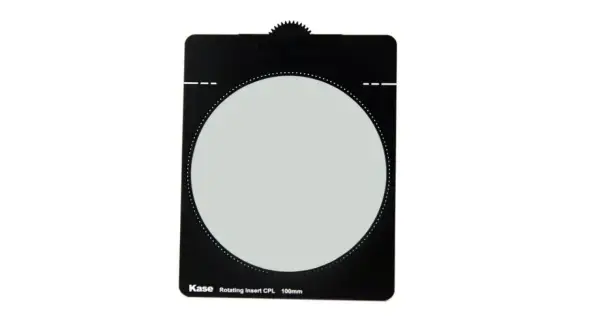Kase Rotating Insert CPL 100mm. Ten filtr cpl zastosowanie ma w fotografii krajobrazowej, redukując odblaski i poprawiając nasycenie kolorów.
