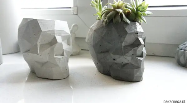 Sukulenty pokochają! Doniczki DIY: beton, glina, recykling i więcej