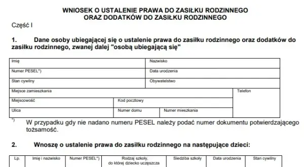 Jak wypełnić wniosek o zasiłek rodzinny? Bez błędów i stresu!