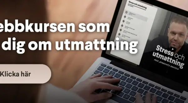 Webbkurs om stress och utmattning. Lär dig hantera känslor av att vara mentalt utmattad. Klicka här för att börja.