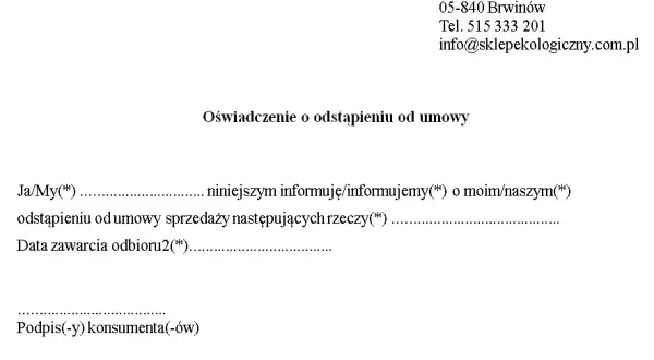 Ile dni na odstąpienie od umowy? Sprawdź swoje prawa i terminy