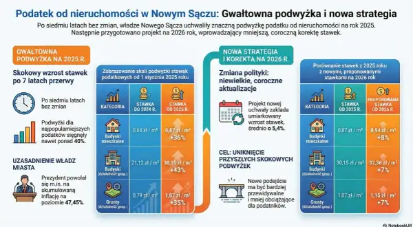 Podatek od nieruchomości jednorazowo? Tak! Zyskaj spokój na rok.