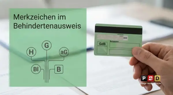 Merkzeichen im Behindertenausweis, wichtig für Menschen mit demenz und schwerbehinderung.
