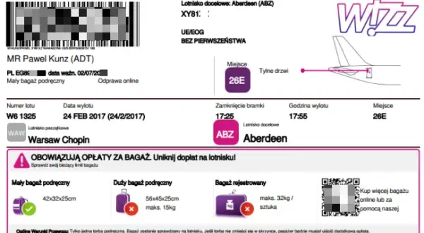 Jak wygląda karta pokładowa Wizz Air? Kluczowe informacje i porady