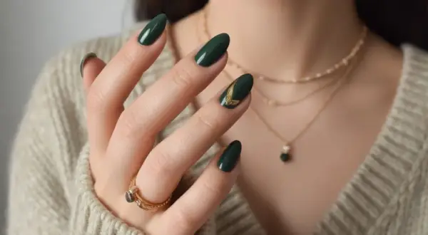 Butelkowa zieleń na paznokciach: Sekrety stylowego manicure