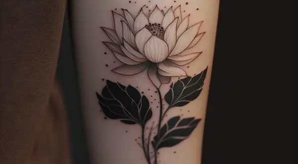 Tatuaż damski kwiat lotosu: znaczenie, symbolika i inspiracje