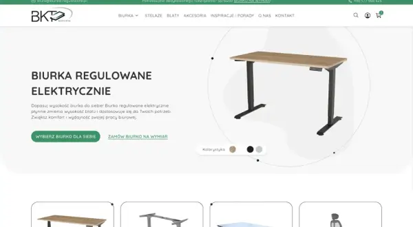 Eleganckie biurka regulowane elektrycznie, które dopasujesz do swoich potrzeb. Odkryj ofertę sklepu z biurkami na wymiar.