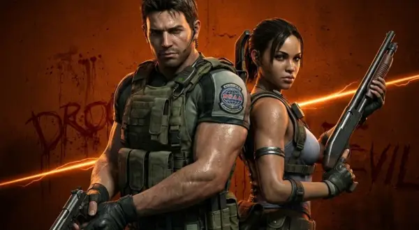 Chris i Sheva gotowi do walki w Resident Evil 5 Remake. Zmierz się z zagrożeniem w Afryce.
