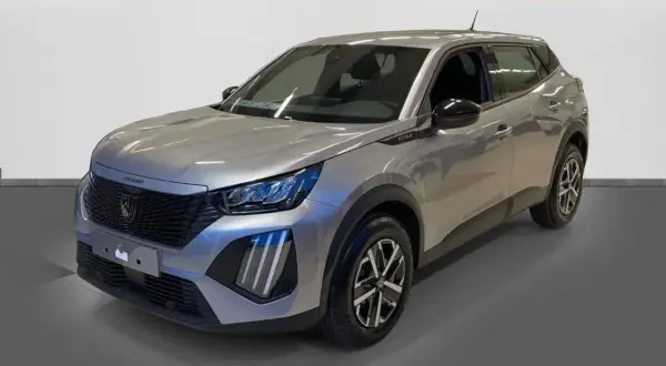 Silver Peugeot 2008 Style, en snygg SUV. Inga problem här, bara ren bilglädje!