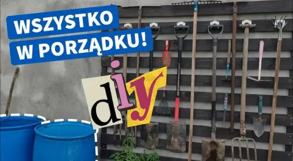 Jak zrobić wieszak na łopaty, aby zaoszczędzić miejsce w ogrodzie
