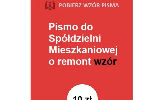 Jak napisać pismo o remont do spółdzielni? Pełny poradnik