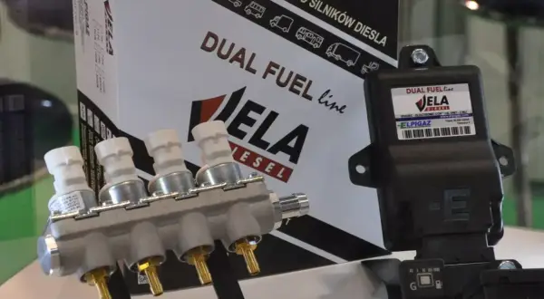 System DUAL FUEL line do diesla pozwala na montaż gazu. Zestaw zawiera wtryskiwacze i sterownik.