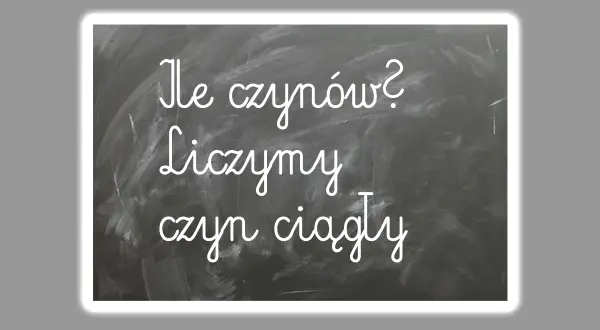 Na tablicy napisano: "Ile czynów? Liczymy czyn ciągły". To artystyczne przedstawienie pytania o ciągłość działań, nawiązujące do art. 12 kk.
