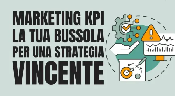 Marketing KPI: la tua bussola per una strategia vincente. Icone di successo nel digital marketing.
