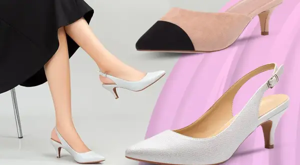 Scarpe con tacco kitten heels: eleganti e versatili, perfette per ogni occasione.