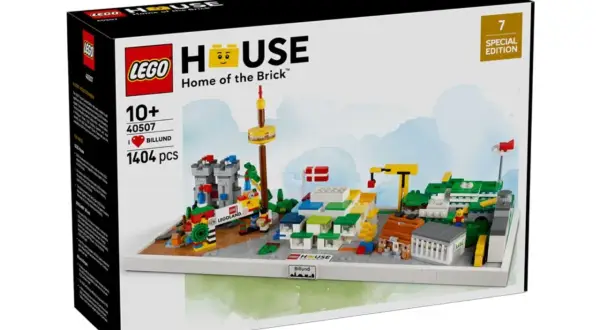Zestaw LEGO 40507 z Billund, "Home of the Brick", 1404 elementy.