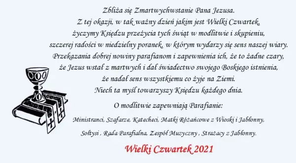 Życzenia na Wielki Czwartek: Gotowe teksty dla księży i bliskich