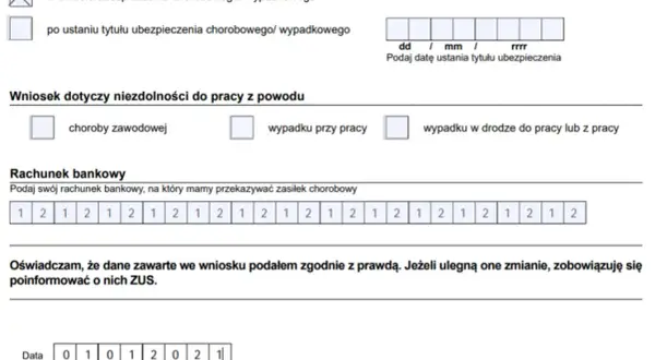 Zasiłek chorobowy po ustaniu pracy: Dokumenty do ZUS krok po kroku