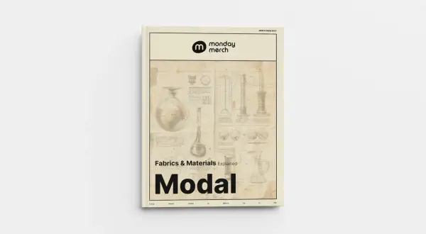 Das Cover erklärt, was Modal ist. Es zeigt alte Illustrationen von Laborgeräten und Textilien.