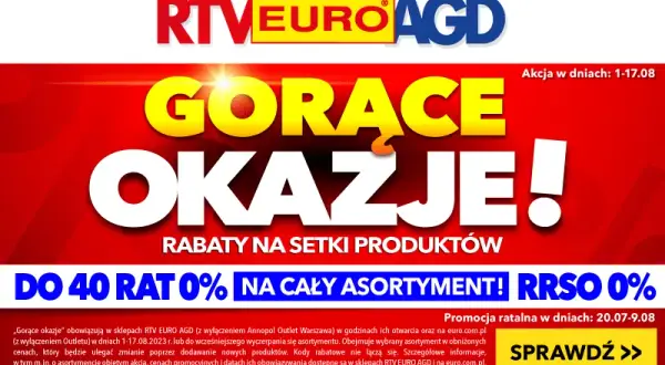 Rtv euro agd do kiedy promocja - nie przegap najlepszych ofert