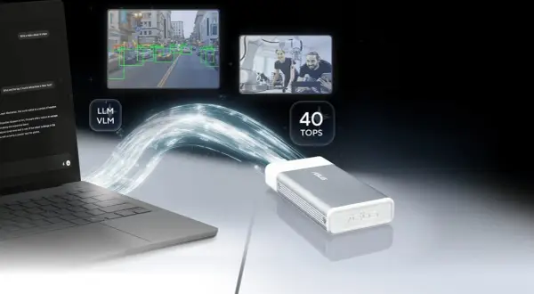 NPU que es: un dispositivo ASUS de 40 TOPS que potencia IA, LLM y VLM en tu portátil, analizando imágenes y texto.