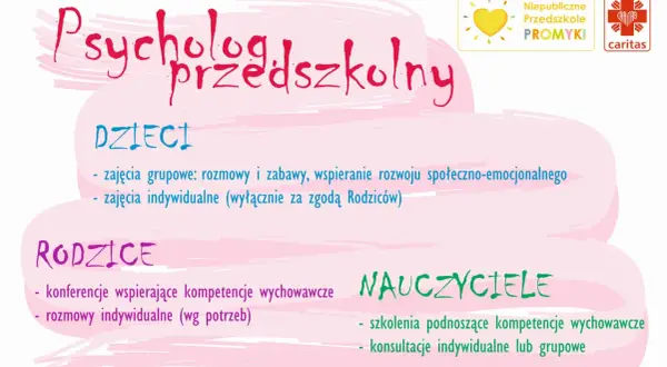 Zajęcia z psychologiem w przedszkolu: rozwój, nie stygmat