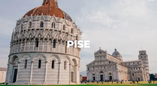 Visiter Pise : le baptistère, la cathédrale et la célèbre tour penchée se dressent sur la Piazza dei Miracoli.