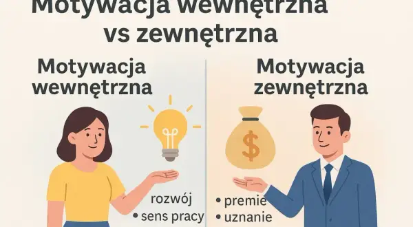 Jak motywować pracowników bez pieniędzy? Wewnętrzna motywacja to rozwój, sens i autonomia. Zewnętrzna to premie, uznanie i awanse.