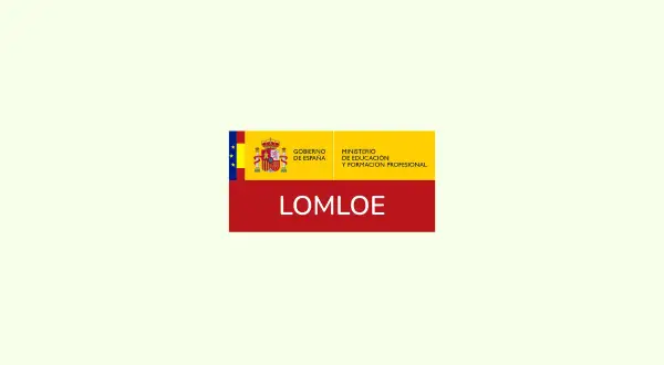 Logo del Ministerio de Educación y Formación Profesional de España, con el texto "LOMLOE".