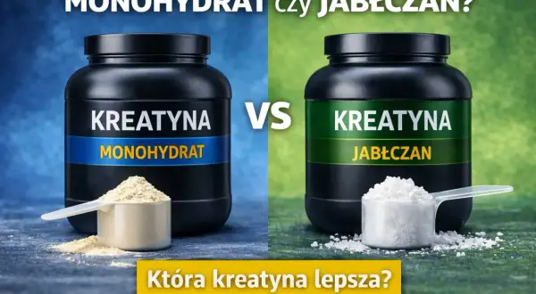 Monohydrat czy jabłczan? Dwa rodzaje kreatyny w proszku, porównanie. Która kreatyna lepsza dla Ciebie?